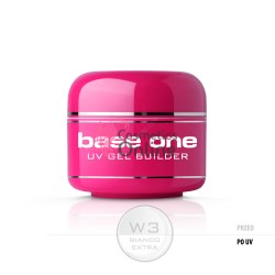 Gel UV Base One Silcare alb french Bianco Extra 15 ml
